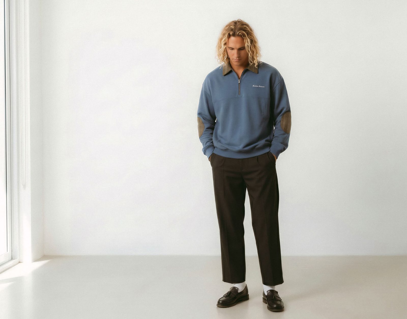 Duvin Design Co — Collared quarter-zip