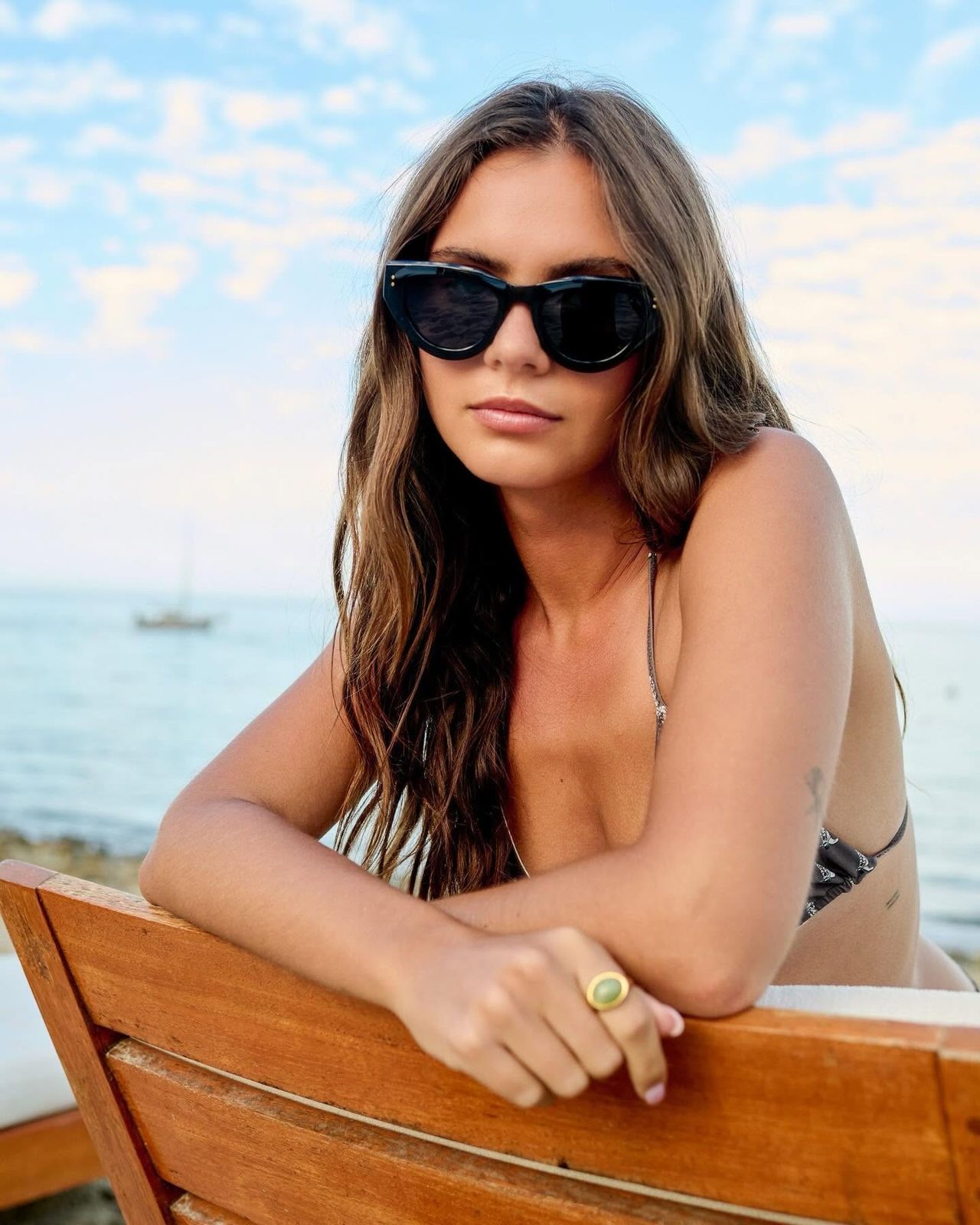 I-SEA Sunglasses — Golden hour, dockside