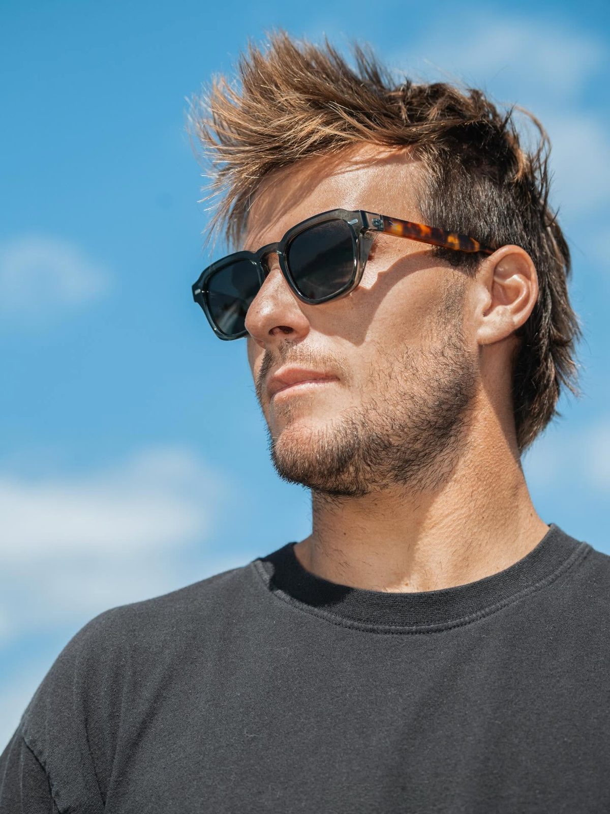 I-SEA Sunglasses — Clear skies, smoke frames