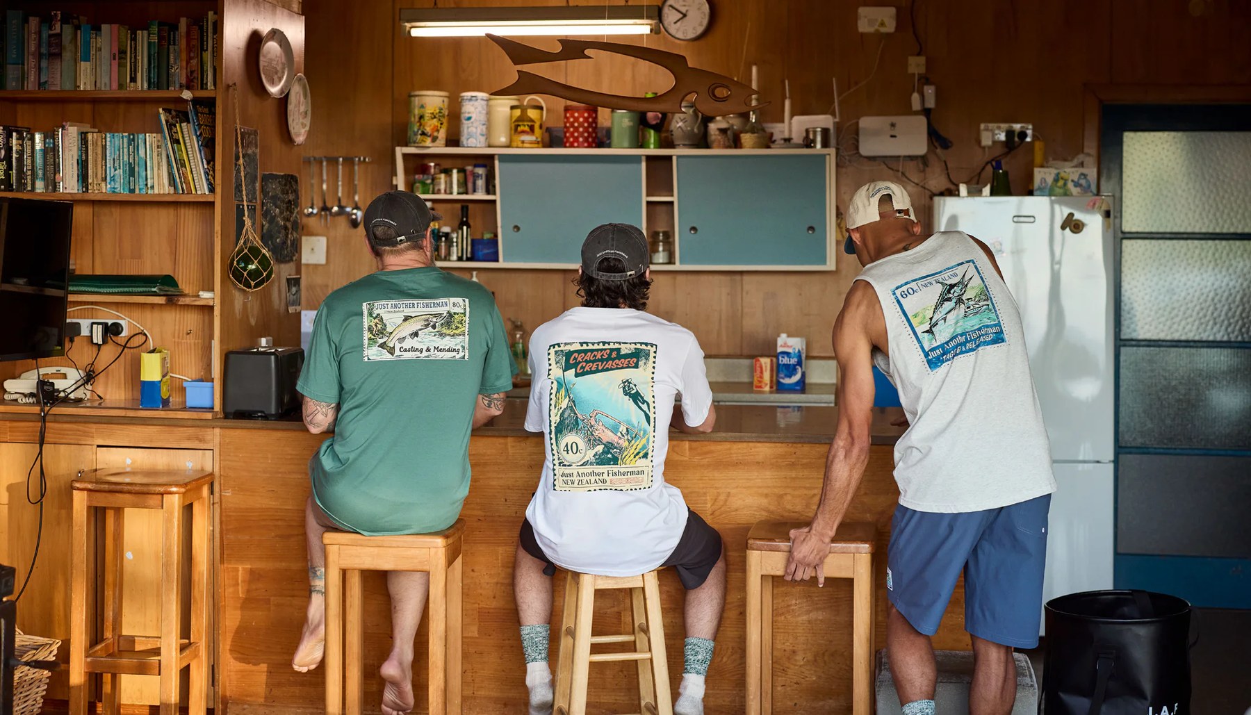 Just Another Fisherman — Stamp Series, bach kitchen